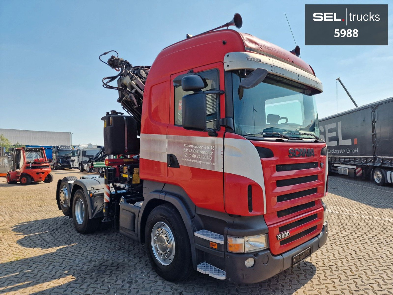 Scania R 400 LA6X2*4MNA / Ret. / FASSI 9to. !/Lenkachse - Cabeza tractora: foto 3 Scania R 400 LA6X2*4MNA / Ret. / FASSI 9to. !/Lenkachse - Cabeza tractora: foto 3