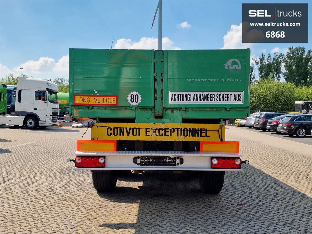 Semirremolque plataforma/ Caja abierta Gloria 35SA / Teleskop / Lenkachse: foto 6