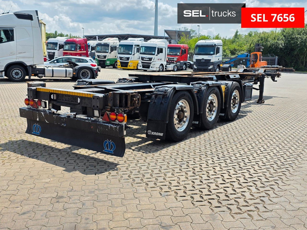 Krone SD / Teleskop / Alu-Felgen / Liftachse - Portacontenedore/ Intercambiable semirremolque: foto 5 Krone SD / Teleskop / Alu-Felgen / Liftachse - Portacontenedore/ Intercambiable semirremolque: foto 5