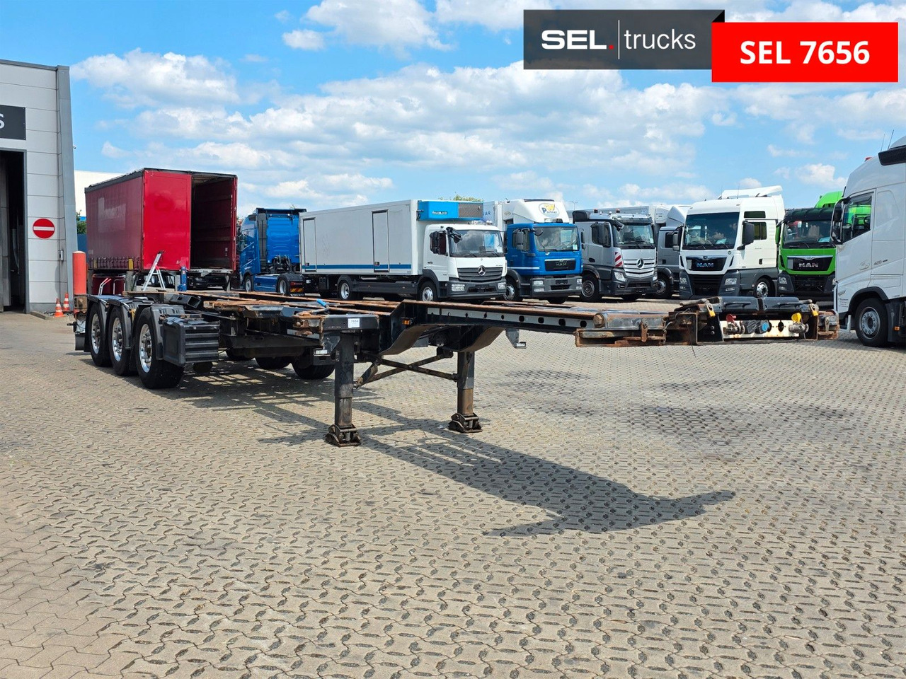 Krone SD / Teleskop / Alu-Felgen / Liftachse - Portacontenedore/ Intercambiable semirremolque: foto 3 Krone SD / Teleskop / Alu-Felgen / Liftachse - Portacontenedore/ Intercambiable semirremolque: foto 3