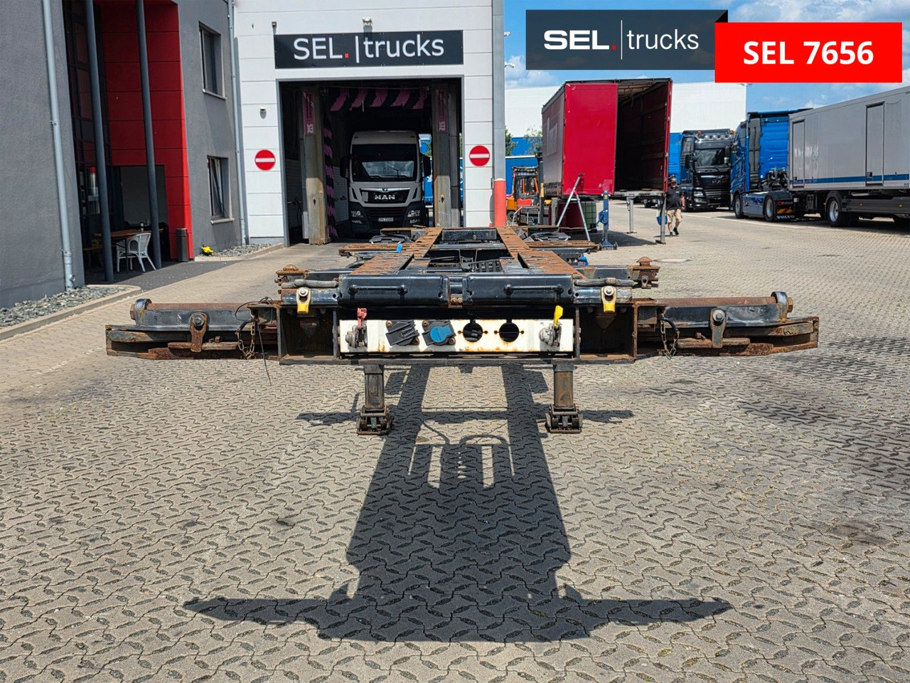 Krone SD / Teleskop / Alu-Felgen / Liftachse - Portacontenedore/ Intercambiable semirremolque: foto 2 Krone SD / Teleskop / Alu-Felgen / Liftachse - Portacontenedore/ Intercambiable semirremolque: foto 2