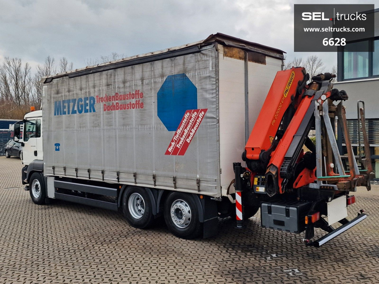 MAN TGS 26.360 / Palfinger PK 22002EH / Lenkachse MAN TGS 26.360 / Palfinger PK 22002EH / Lenkachse - Camión grúa, Camión lona: foto 2 MAN TGS 26.360 / Palfinger PK 22002EH / Lenkachse MAN TGS 26.360 / Palfinger PK 22002EH / Lenkachse - Camión grúa, Camión lona: foto 2