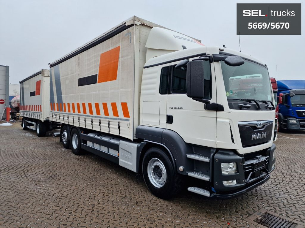 MAN TGS 26.440/Lenkachse/Staplerhaltrng./ KOMPLETT!! - Camión lona: foto 4 MAN TGS 26.440/Lenkachse/Staplerhaltrng./ KOMPLETT!! - Camión lona: foto 4