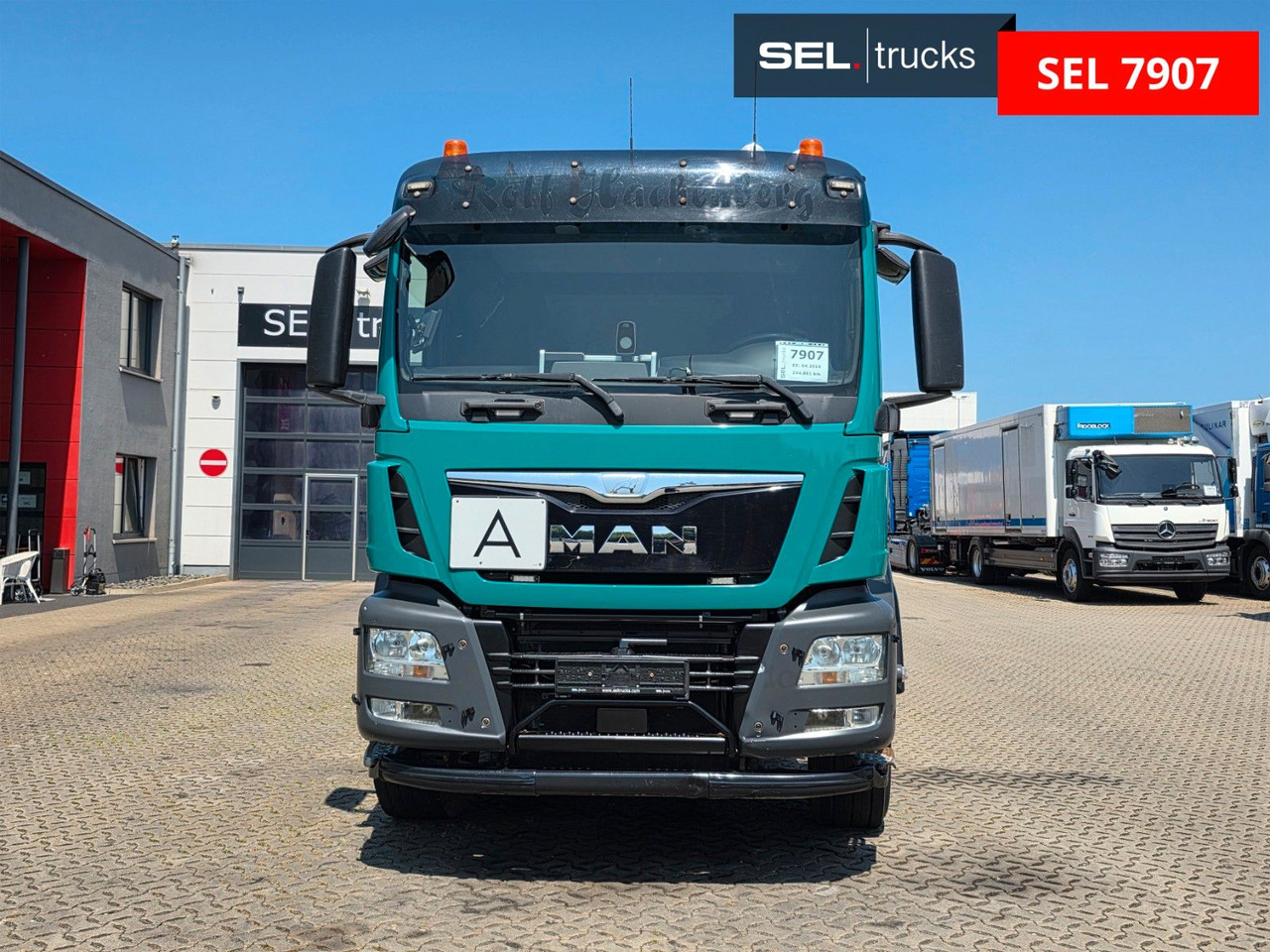 MAN TGS 28.480 6X4H-4 BL /HIAB /Fernbed. / Lenkachse - Volquete camión, Camión grúa: foto 4 MAN TGS 28.480 6X4H-4 BL /HIAB /Fernbed. / Lenkachse - Volquete camión, Camión grúa: foto 4