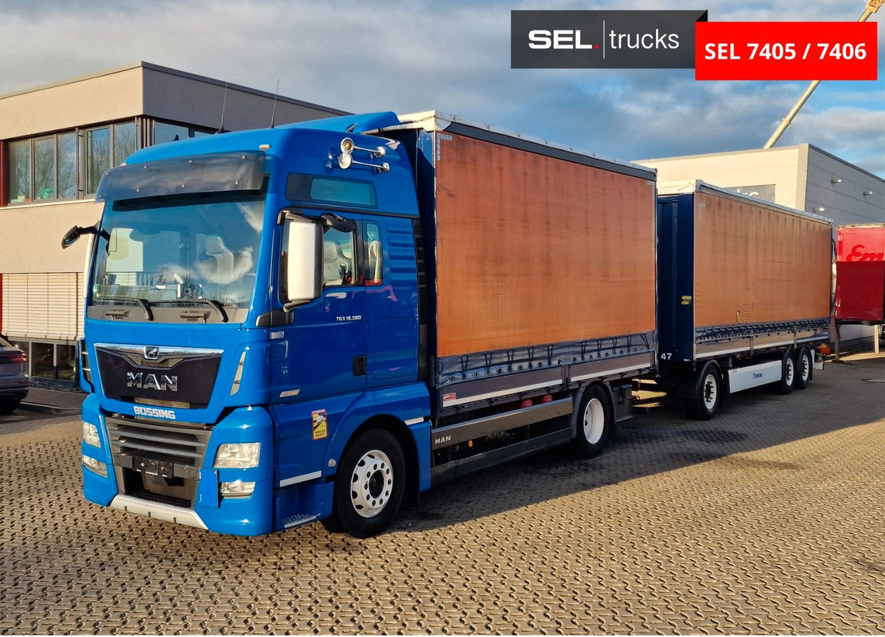 MAN TGX 18.580 4X2 LL/ Intarder/Aluklappen/Durchlade - Camión lona: foto 2 MAN TGX 18.580 4X2 LL/ Intarder/Aluklappen/Durchlade - Camión lona: foto 2