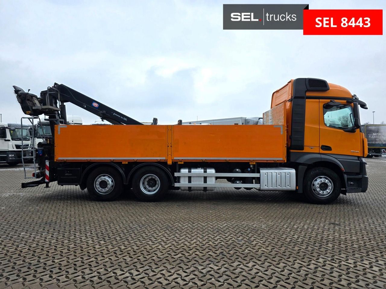 Mercedes-Benz Actros 2543 / Baustoff/Retarder/Lenk-Liftachse - Camión grúa, Camión caja abierta: foto 4 Mercedes-Benz Actros 2543 / Baustoff/Retarder/Lenk-Liftachse - Camión grúa, Camión caja abierta: foto 4