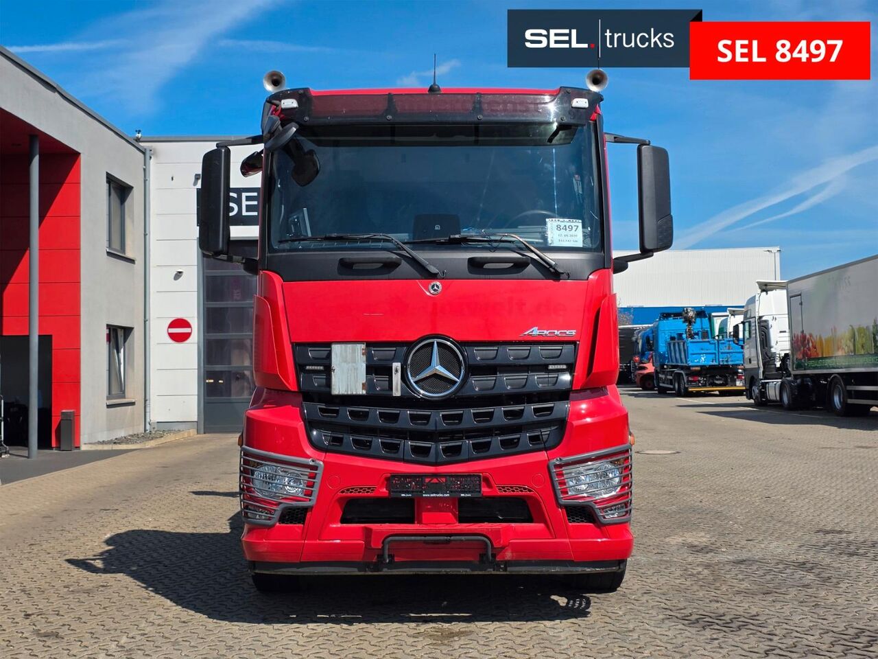 Mercedes-Benz Arocs 2645 / Palfinger / Lenkachse / Euro 6D - Portacontenedor de cadenas camión: foto 2 Mercedes-Benz Arocs 2645 / Palfinger / Lenkachse / Euro 6D - Portacontenedor de cadenas camión: foto 2