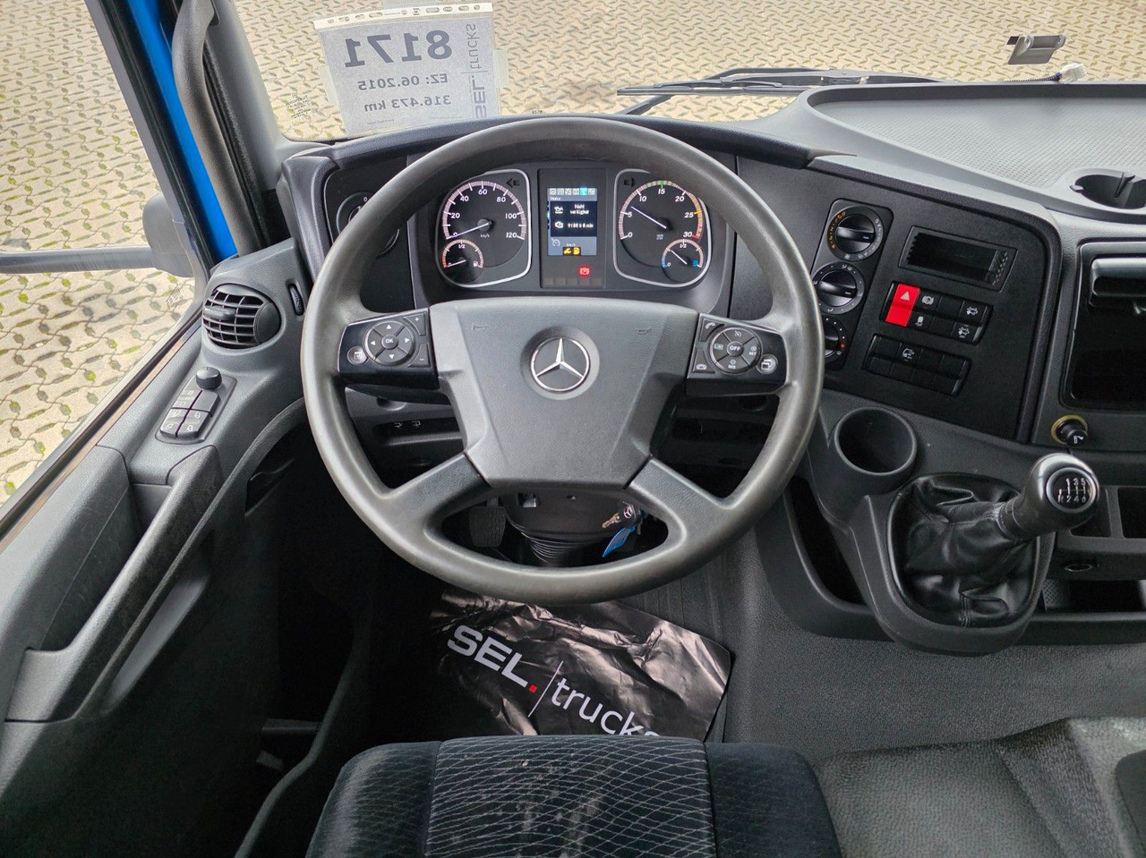 Camión caja cerrada Mercedes-Benz Atego 1221 / Ladebordwand: foto 36