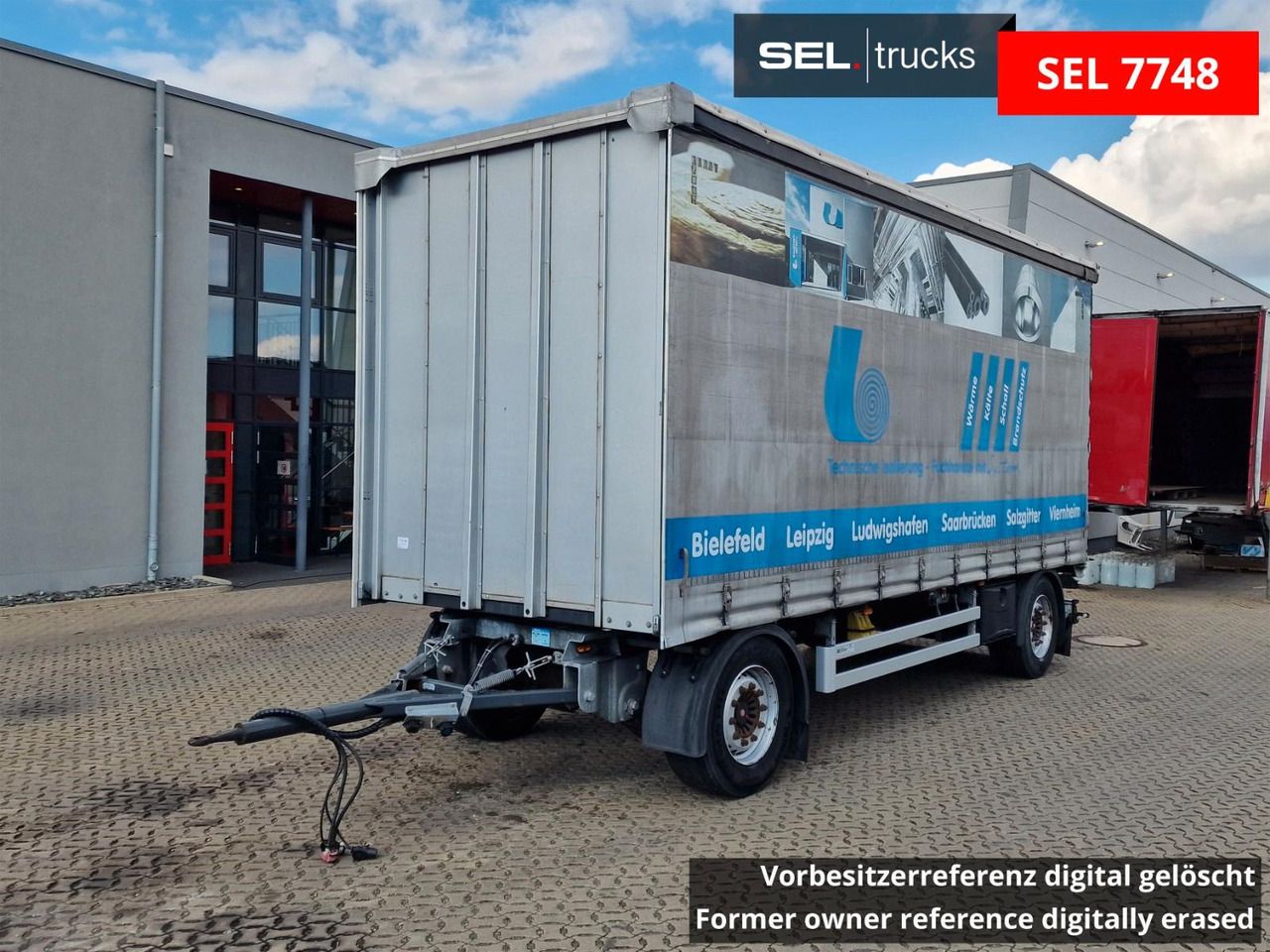 Rufa DHC 18-21 / Hubdach / EDSCHA - Remolque con toldo: foto 1 Rufa DHC 18-21 / Hubdach / EDSCHA - Remolque con toldo: foto 1