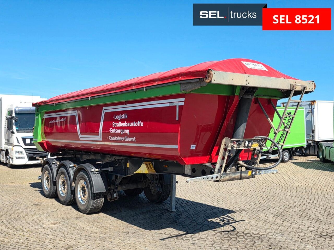 Schmitz Cargobull SKI 24 SL 7.2 / Alu-Felgen / Liftachse - Volquete semirremolque: foto 3 Schmitz Cargobull SKI 24 SL 7.2 / Alu-Felgen / Liftachse - Volquete semirremolque: foto 3