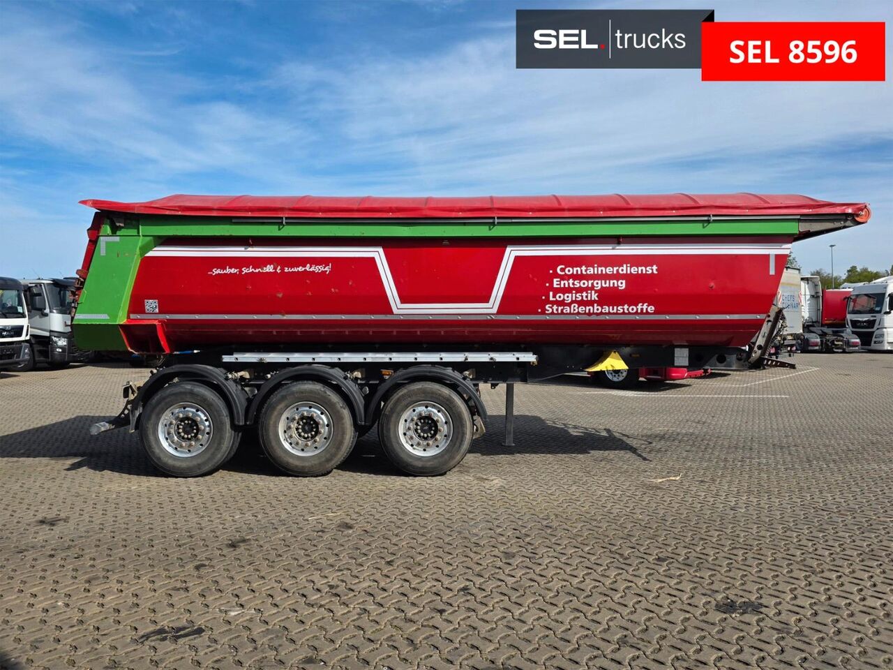 Schmitz Cargobull SKI 24 SL 7.2 / Alu-Felgen / Liftachse - Volquete semirremolque: foto 4 Schmitz Cargobull SKI 24 SL 7.2 / Alu-Felgen / Liftachse - Volquete semirremolque: foto 4