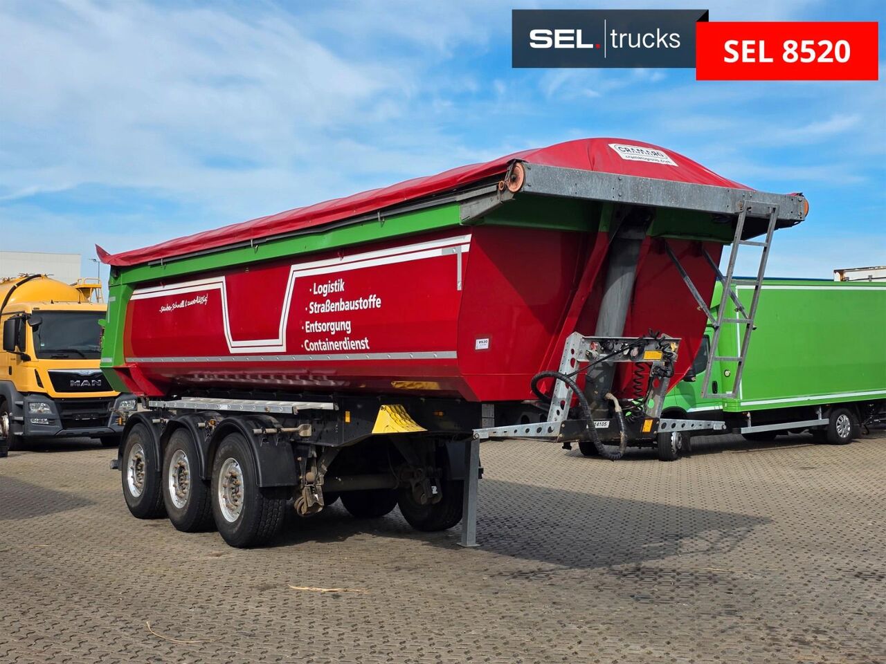 Schmitz Cargobull SKI 24 SL 7.2 / Alu-Felgen / Liftachse - Volquete semirremolque: foto 3 Schmitz Cargobull SKI 24 SL 7.2 / Alu-Felgen / Liftachse - Volquete semirremolque: foto 3