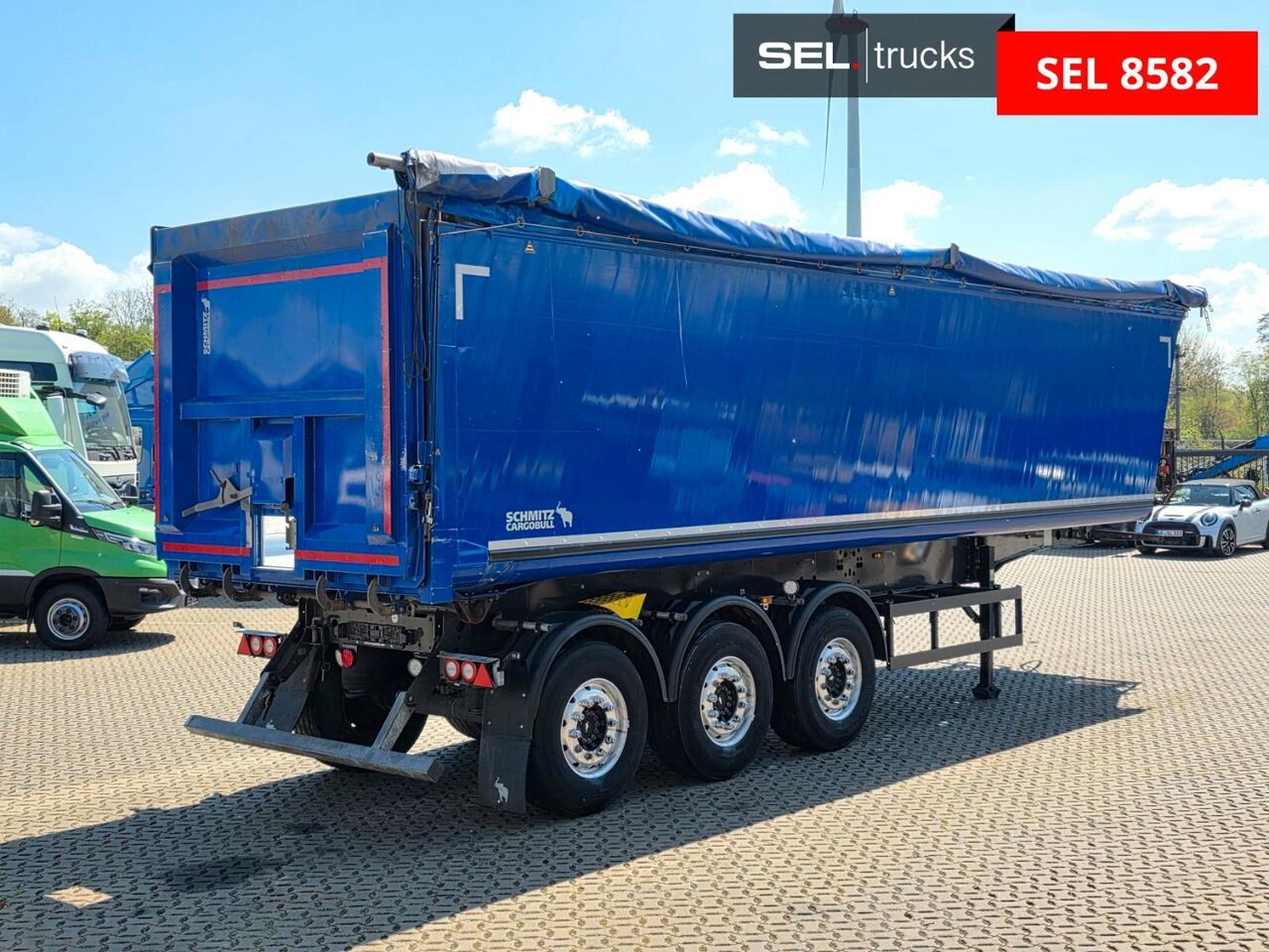 Schmitz Cargobull SKI 24 SL 9.6 / Alu-Felgen / Liftachse / 50m² - Volquete semirremolque: foto 5 Schmitz Cargobull SKI 24 SL 9.6 / Alu-Felgen / Liftachse / 50m² - Volquete semirremolque: foto 5