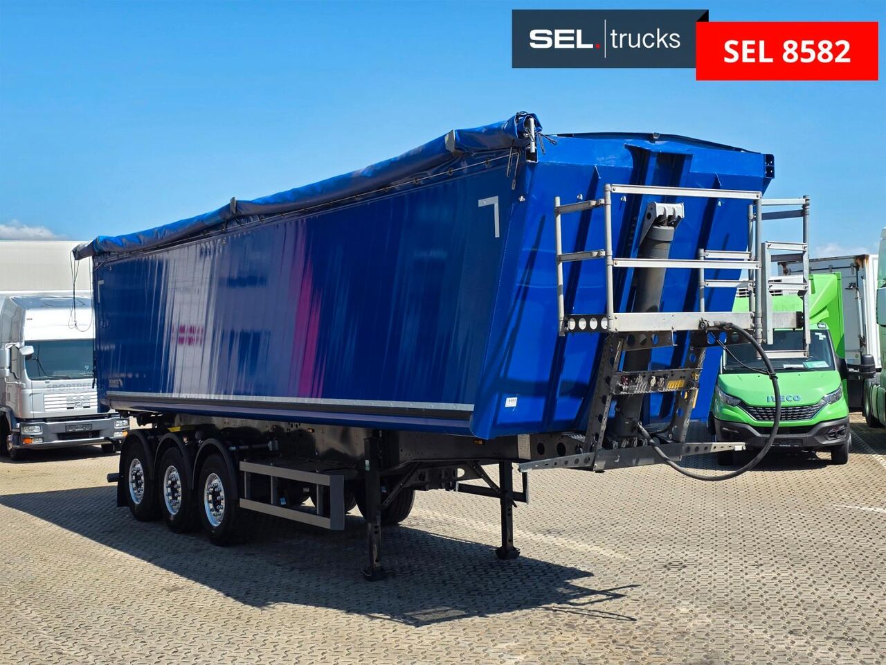 Schmitz Cargobull SKI 24 SL 9.6 / Alu-Felgen / Liftachse / 50m² - Volquete semirremolque: foto 3 Schmitz Cargobull SKI 24 SL 9.6 / Alu-Felgen / Liftachse / 50m² - Volquete semirremolque: foto 3