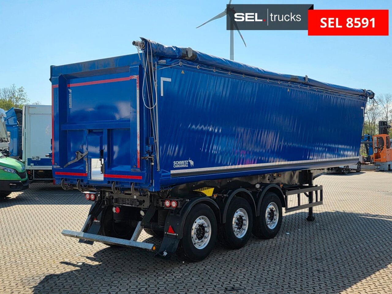 Schmitz Cargobull SKI 24 SL 9.6 / Liftachse / Alu-Felgen / 50M² - Volquete semirremolque: foto 5 Schmitz Cargobull SKI 24 SL 9.6 / Liftachse / Alu-Felgen / 50M² - Volquete semirremolque: foto 5