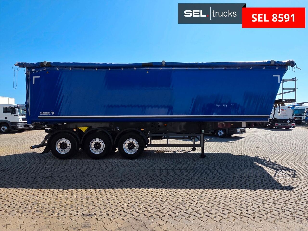 Schmitz Cargobull SKI 24 SL 9.6 / Liftachse / Alu-Felgen / 50M² - Volquete semirremolque: foto 4 Schmitz Cargobull SKI 24 SL 9.6 / Liftachse / Alu-Felgen / 50M² - Volquete semirremolque: foto 4