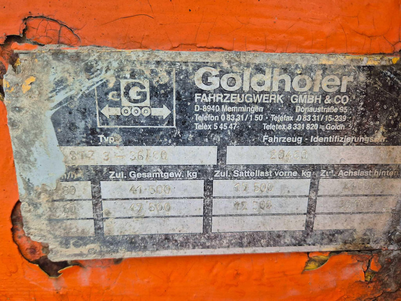 Góndola rebajadas semirremolque Goldhofer STZ3-36/80 full spring: foto 13