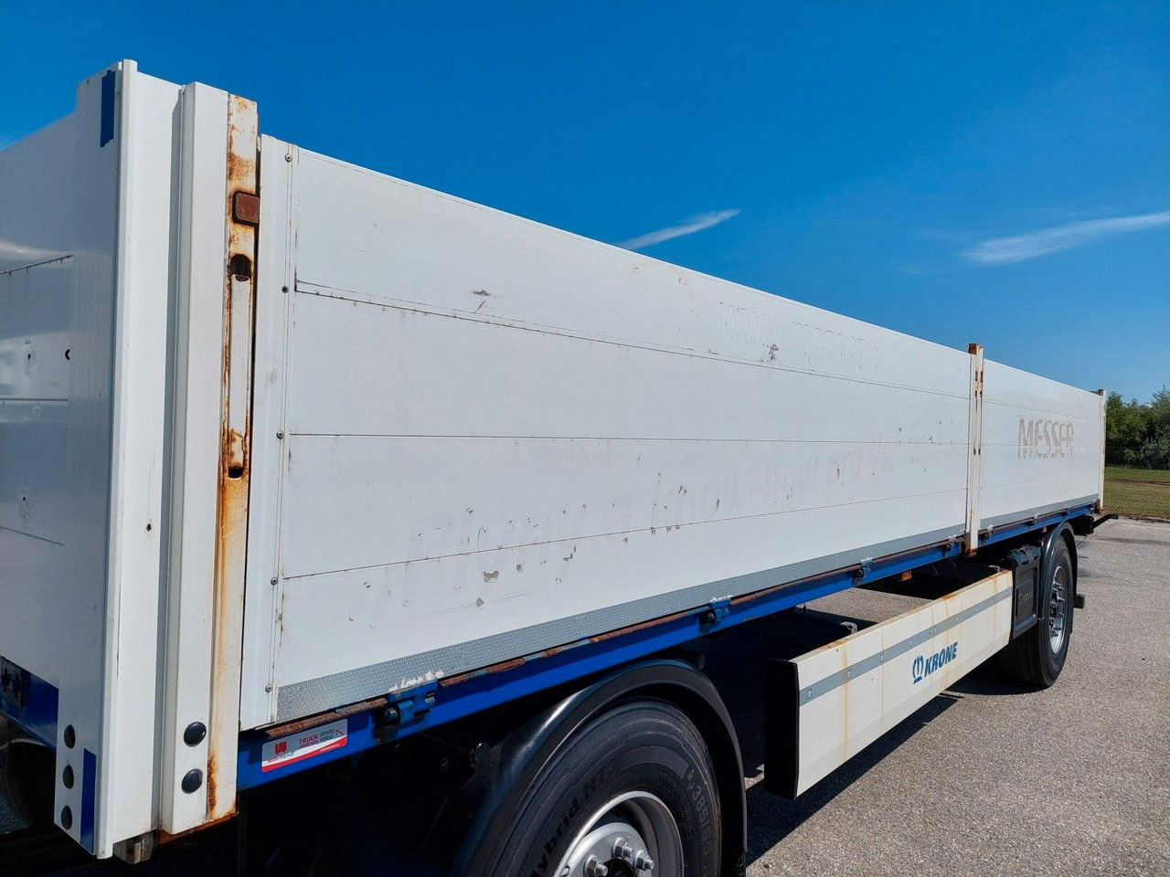 Krone AZW 18 Baustoffanhänger - Remolque plataforma/ Caja abierta: foto 5 Krone AZW 18 Baustoffanhänger - Remolque plataforma/ Caja abierta: foto 5
