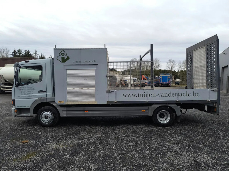 Portavehículos camión Mercedes-Benz Atego 815 GARDEN - MATERIAL BOX - RAMPS: foto 8