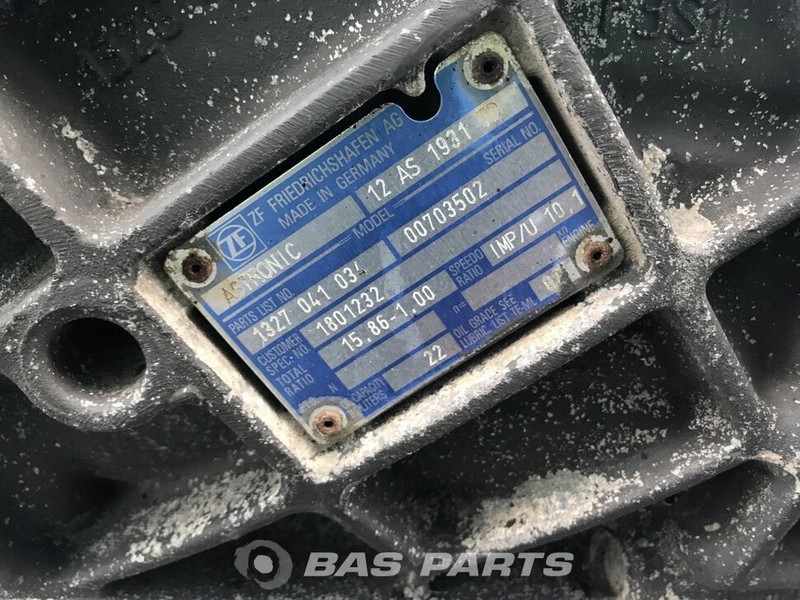 DAF CF85 Euro 4-5 DAF 12AS1931 TD AS Tronic Versnellingsbak 1801232 - Caja de cambios para Camión: foto 5 DAF CF85 Euro 4-5 DAF 12AS1931 TD AS Tronic Versnellingsbak 1801232 - Caja de cambios para Camión: foto 5