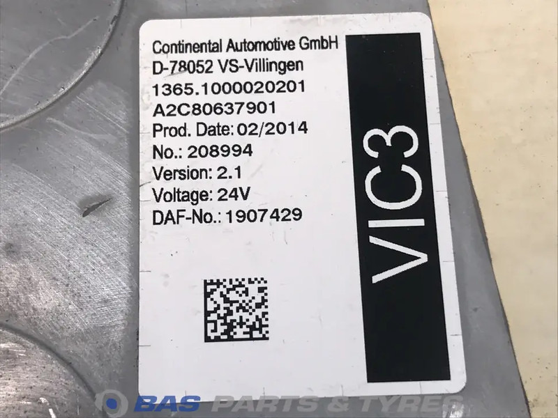 DAF Regeleenheid VIC DAF 2025292 - Unidad de control para Camión: foto 2 DAF Regeleenheid VIC DAF 2025292 - Unidad de control para Camión: foto 2