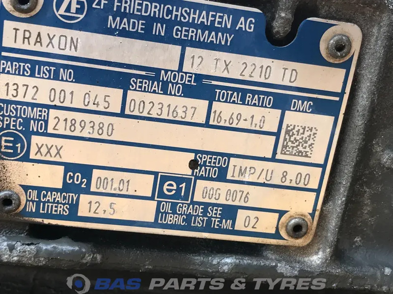 DAF XF G2 - Caja de cambios para Camión: foto 5 DAF XF G2 - Caja de cambios para Camión: foto 5