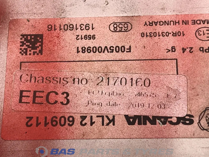 Scania EEC3 Regeleenheid Scania 2237514 - Sistema eléctrico para Camión: foto 3 Scania EEC3 Regeleenheid Scania 2237514 - Sistema eléctrico para Camión: foto 3