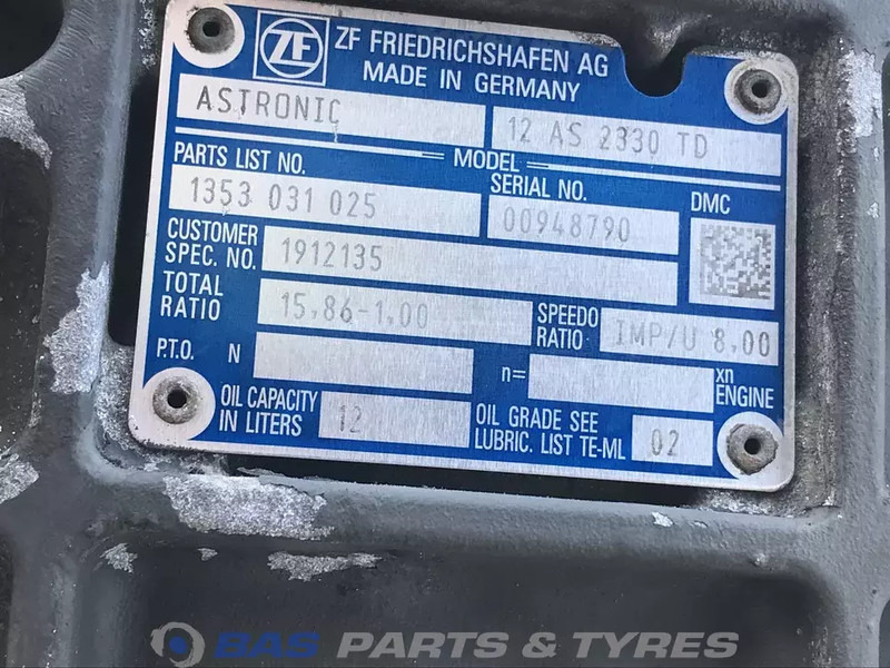 ZF XF106 - Caja de cambios para Camión: foto 5 ZF XF106 - Caja de cambios para Camión: foto 5