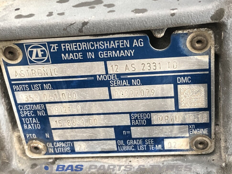 ZF XF106 - Caja de cambios para Camión: foto 5 ZF XF106 - Caja de cambios para Camión: foto 5