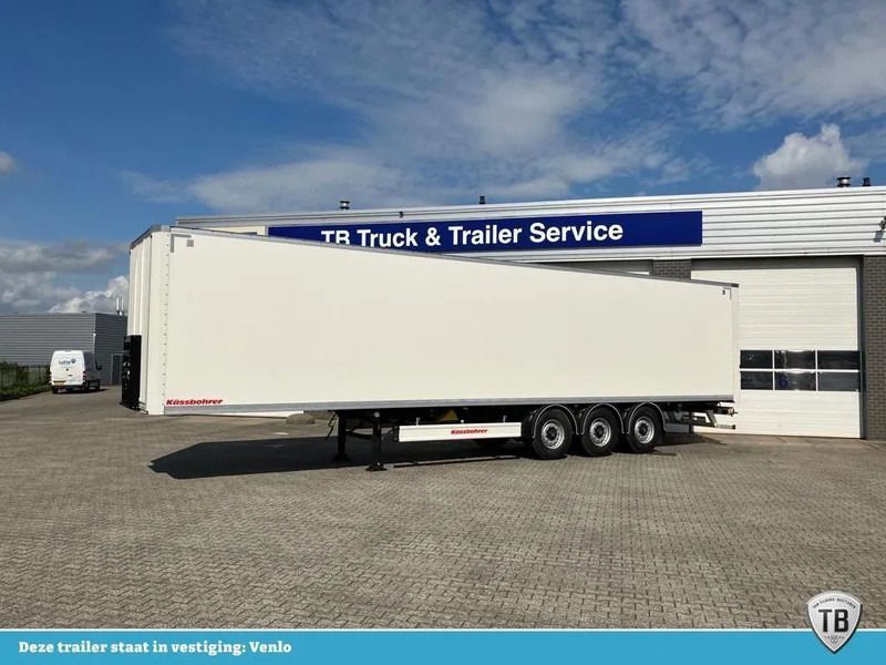 Kässbohrer SBT / 20 - 12 / 27 - Gesloten oplegger met 2x liftassen en 2x bindrails - Caja cerrada semirremolque: foto 1 Kässbohrer SBT / 20 - 12 / 27 - Gesloten oplegger met 2x liftassen en 2x bindrails - Caja cerrada semirremolque: foto 1