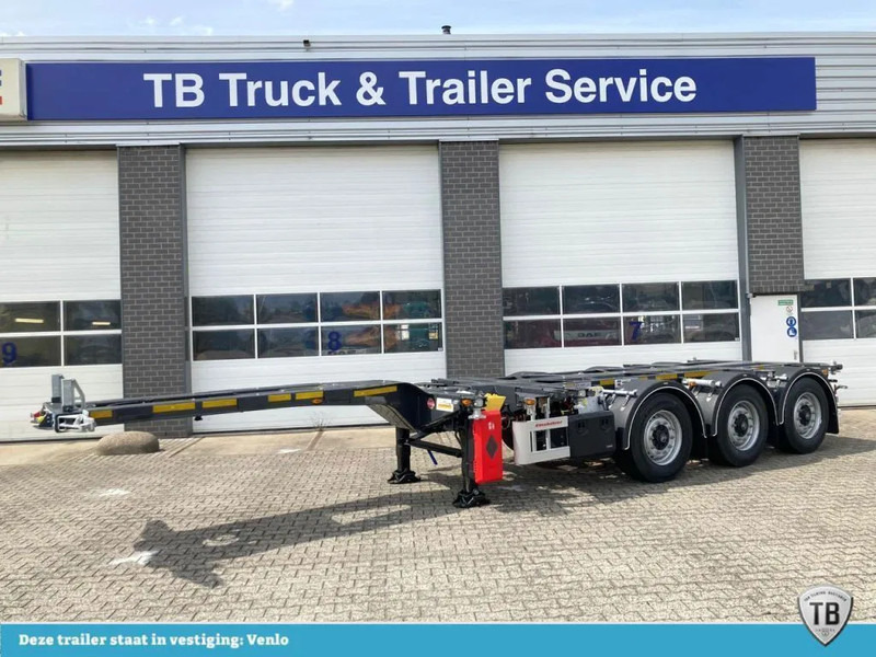 Kässbohrer SHG AVMH / 45 - 12 / 27 - Multi uitschuifbaar chassis -> 20"/30"/40"/45" - Portacontenedore/ Intercambiable semirremolque: foto 1 Kässbohrer SHG AVMH / 45 - 12 / 27 - Multi uitschuifbaar chassis -> 20"/30"/40"/45" - Portacontenedore/ Intercambiable semirremolque: foto 1