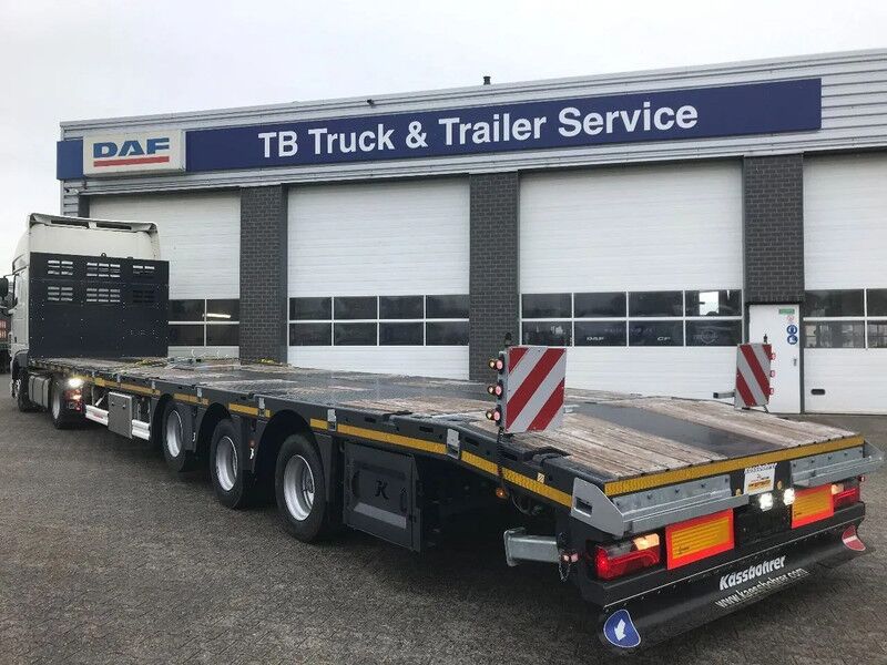 Kässbohrer SPA M 3 / 1N - 18 / 27 Uitschuifbare MEGA oplegger - Semirremolque plataforma/ Caja abierta: foto 2 Kässbohrer SPA M 3 / 1N - 18 / 27 Uitschuifbare MEGA oplegger - Semirremolque plataforma/ Caja abierta: foto 2