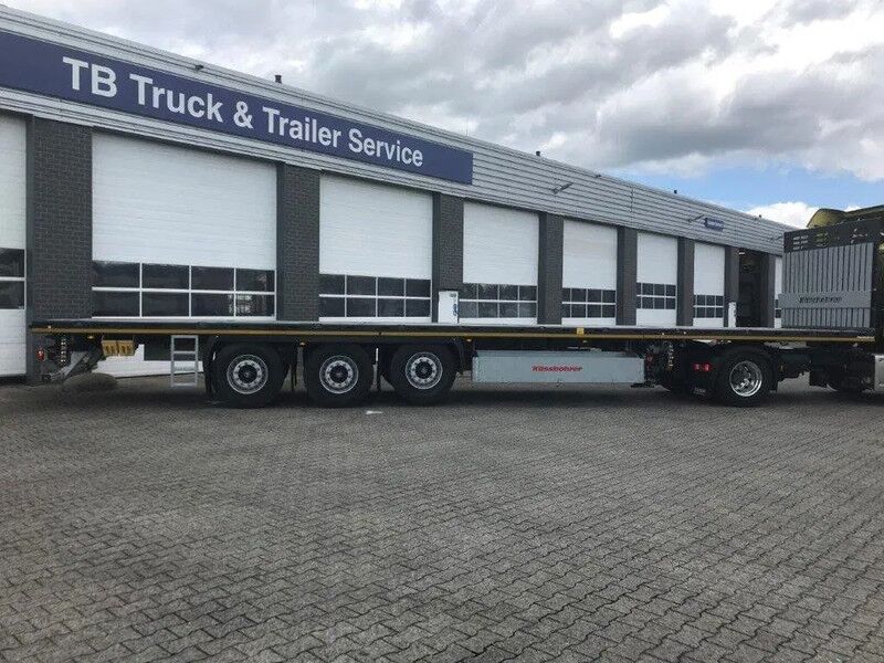 Kässbohrer SPS H 3 / ON - 18 / 27 Heavy Duty vlakke oplegger - Semirremolque plataforma/ Caja abierta: foto 3 Kässbohrer SPS H 3 / ON - 18 / 27 Heavy Duty vlakke oplegger - Semirremolque plataforma/ Caja abierta: foto 3
