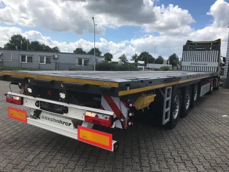 Kässbohrer SPS H 3 / ON - 18 / 27 Heavy Duty vlakke oplegger - Semirremolque plataforma/ Caja abierta: foto 1 Kässbohrer SPS H 3 / ON - 18 / 27 Heavy Duty vlakke oplegger - Semirremolque plataforma/ Caja abierta: foto 1