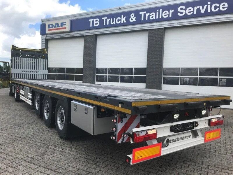Kässbohrer SPS H 3 / ON - 18 / 27 Heavy Duty vlakke oplegger - Semirremolque plataforma/ Caja abierta: foto 4 Kässbohrer SPS H 3 / ON - 18 / 27 Heavy Duty vlakke oplegger - Semirremolque plataforma/ Caja abierta: foto 4