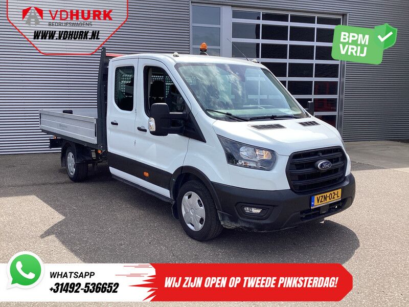 Ford Transit 2.0 TDCI 130 pk DC Dubbel Cabine Open Laadbak/ 7 Pers./ 3.0t Trekverm./ Carplay/ Cruise/ Climate/ Pick Up - Caja abierta furgoneta, Furgoneta combi: foto 1 Ford Transit 2.0 TDCI 130 pk DC Dubbel Cabine Open Laadbak/ 7 Pers./ 3.0t Trekverm./ Carplay/ Cruise/ Climate/ Pick Up - Caja abierta furgoneta, Furgoneta combi: foto 1