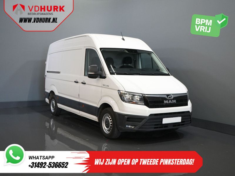 MAN TGE 3.140 140 pk 2.0 TDI DSG Aut. L3H3 EXPORT 270Gr.Deuren/ Gev.Stoel/ Navi/ Carplay/ Camera/ Cruise/ Trekhaak/ Airco - Furgón: foto 1 MAN TGE 3.140 140 pk 2.0 TDI DSG Aut. L3H3 EXPORT 270Gr.Deuren/ Gev.Stoel/ Navi/ Carplay/ Camera/ Cruise/ Trekhaak/ Airco - Furgón: foto 1