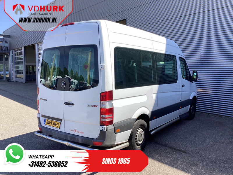 Minibús, Furgoneta de pasajeros Mercedes-Benz Sprinter 313 2.2 CDI L2H2 € 10.164 Incl. BTW BPM VRIJ! Combi/ 9 Persoons/ Kombi/ 9P/ Airco/ Rolstoellift: foto 9
