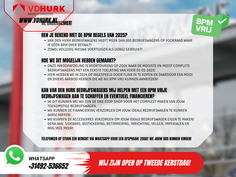 Minibús, Furgoneta de pasajeros Mercedes-Benz Sprinter 313 2.2 CDI L2H2 €10.164 Incl. BTW BPM VRIJ! EXPORT Combi/ 9 Persoons/ Kombi/ 9P/ Airco/ Rolstoellift: foto 8