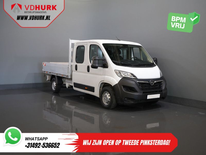 Opel Movano 2.2 140 pk DC Dubbel Cabine Open Laadbak/ 7 Pers./ 2.5t Trekverm./ Cruise/ Airco/ 288x215x35/ Pick up - Caja abierta furgoneta, Furgoneta combi: foto 1 Opel Movano 2.2 140 pk DC Dubbel Cabine Open Laadbak/ 7 Pers./ 2.5t Trekverm./ Cruise/ Airco/ 288x215x35/ Pick up - Caja abierta furgoneta, Furgoneta combi: foto 1