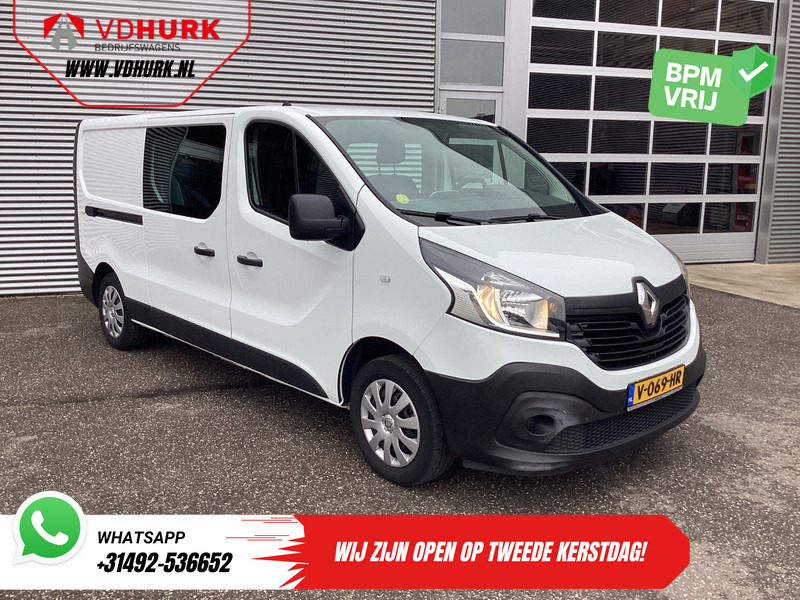 Renault Trafic 1.6 dCi 125 pk E6 L2 DC Dubbel Cabine BPM VRIJ NL Auto/ Camera/ Cruise/ Navi/ Airco/ Trekhaak - Furgoneta pequeña, Furgoneta combi: foto 1 Renault Trafic 1.6 dCi 125 pk E6 L2 DC Dubbel Cabine BPM VRIJ NL Auto/ Camera/ Cruise/ Navi/ Airco/ Trekhaak - Furgoneta pequeña, Furgoneta combi: foto 1