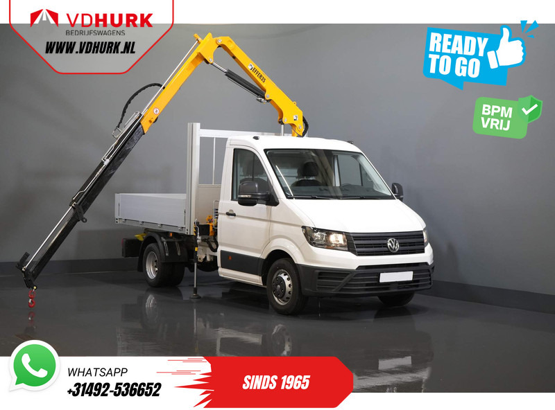 Volkswagen Crafter 50 165 pk Effer 352S Kraan/ Crane/ Kran/ Autokran/ PTO/ Open laadbak/ Dubbel Lucht - Vehículo comercial ligero: foto 1 Volkswagen Crafter 50 165 pk Effer 352S Kraan/ Crane/ Kran/ Autokran/ PTO/ Open laadbak/ Dubbel Lucht - Vehículo comercial ligero: foto 1