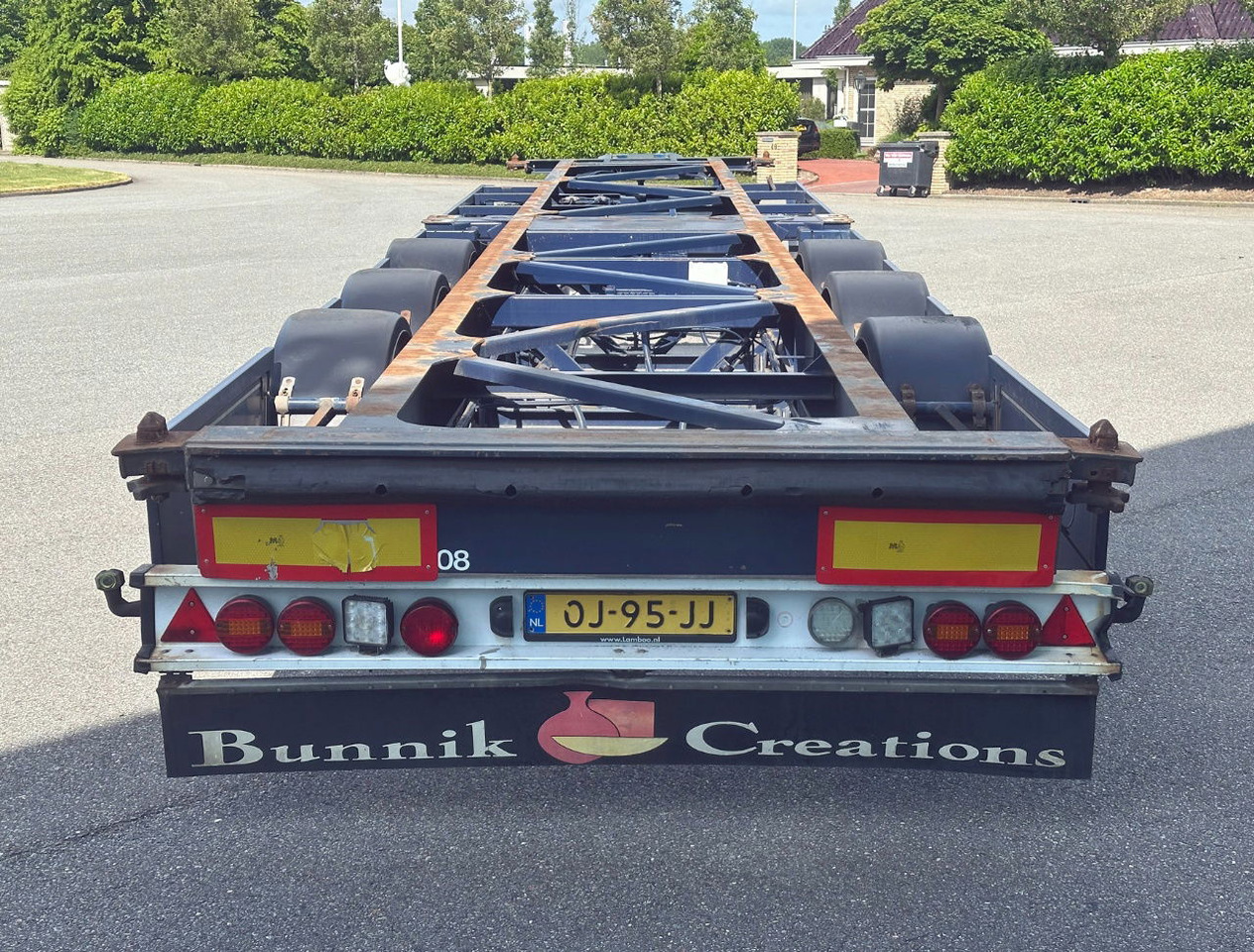 Burg BPO 13-27 Ccxlx 40" Galvanised Super Chassis SAF Axles Disc Brakes 2x Lift Axles 3 Pieces IN Stock Super Condition - Portacontenedore/ Intercambiable semirremolque: foto 3 Burg BPO 13-27 Ccxlx 40" Galvanised Super Chassis SAF Axles Disc Brakes 2x Lift Axles 3 Pieces IN Stock Super Condition - Portacontenedore/ Intercambiable semirremolque: foto 3