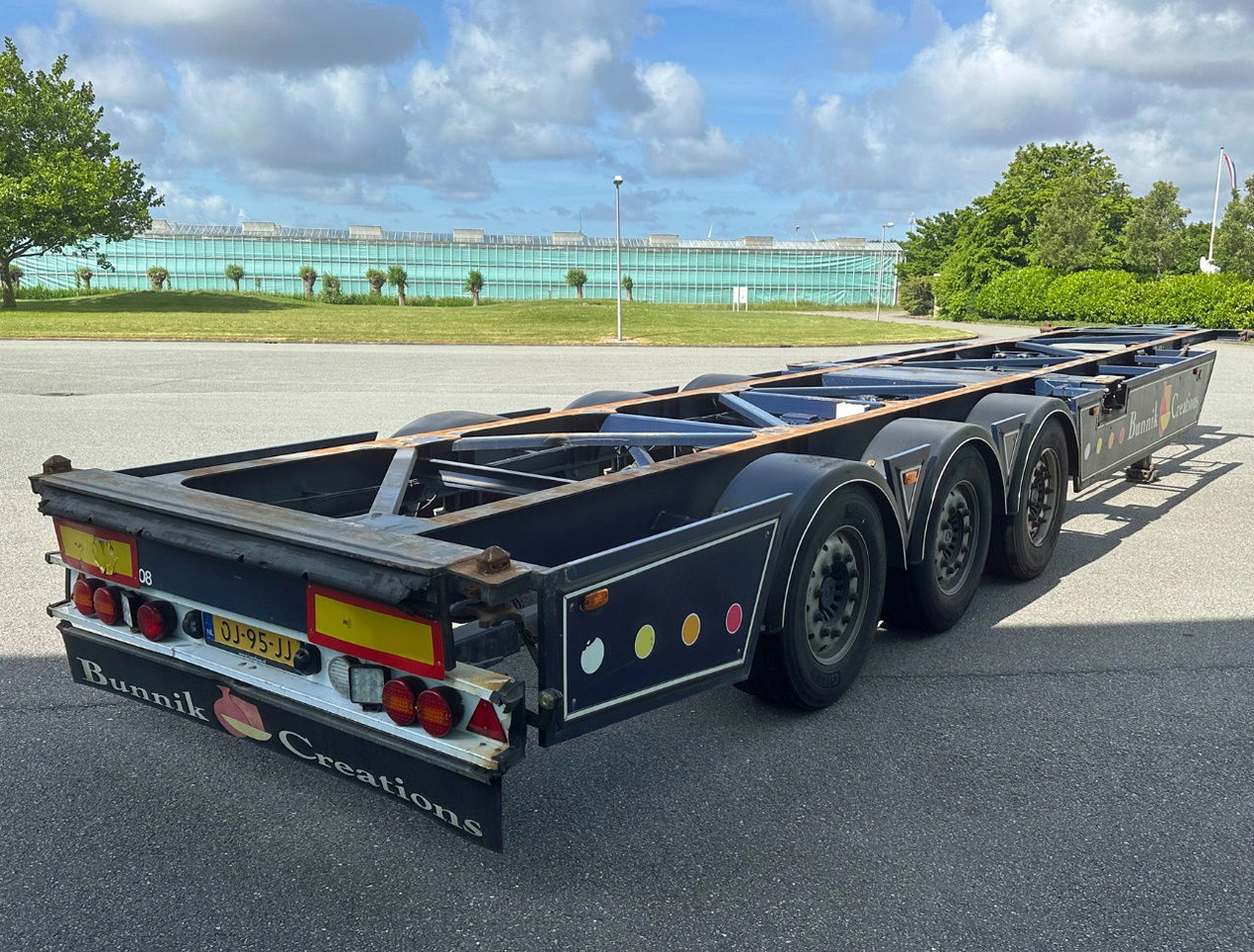 Burg BPO 13-27 Ccxlx 40" Galvanised Super Chassis SAF Axles Disc Brakes 2x Lift Axles 3 Pieces IN Stock Super Condition - Portacontenedore/ Intercambiable semirremolque: foto 4 Burg BPO 13-27 Ccxlx 40" Galvanised Super Chassis SAF Axles Disc Brakes 2x Lift Axles 3 Pieces IN Stock Super Condition - Portacontenedore/ Intercambiable semirremolque: foto 4