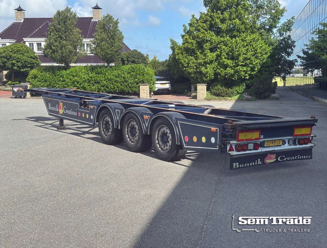 Burg BPO 13-27 Ccxlx 40" Galvanised Super Chassis SAF Axles Disc Brakes 2x Lift Axles 3 Pieces IN Stock Super Condition - Portacontenedore/ Intercambiable semirremolque: foto 2 Burg BPO 13-27 Ccxlx 40" Galvanised Super Chassis SAF Axles Disc Brakes 2x Lift Axles 3 Pieces IN Stock Super Condition - Portacontenedore/ Intercambiable semirremolque: foto 2