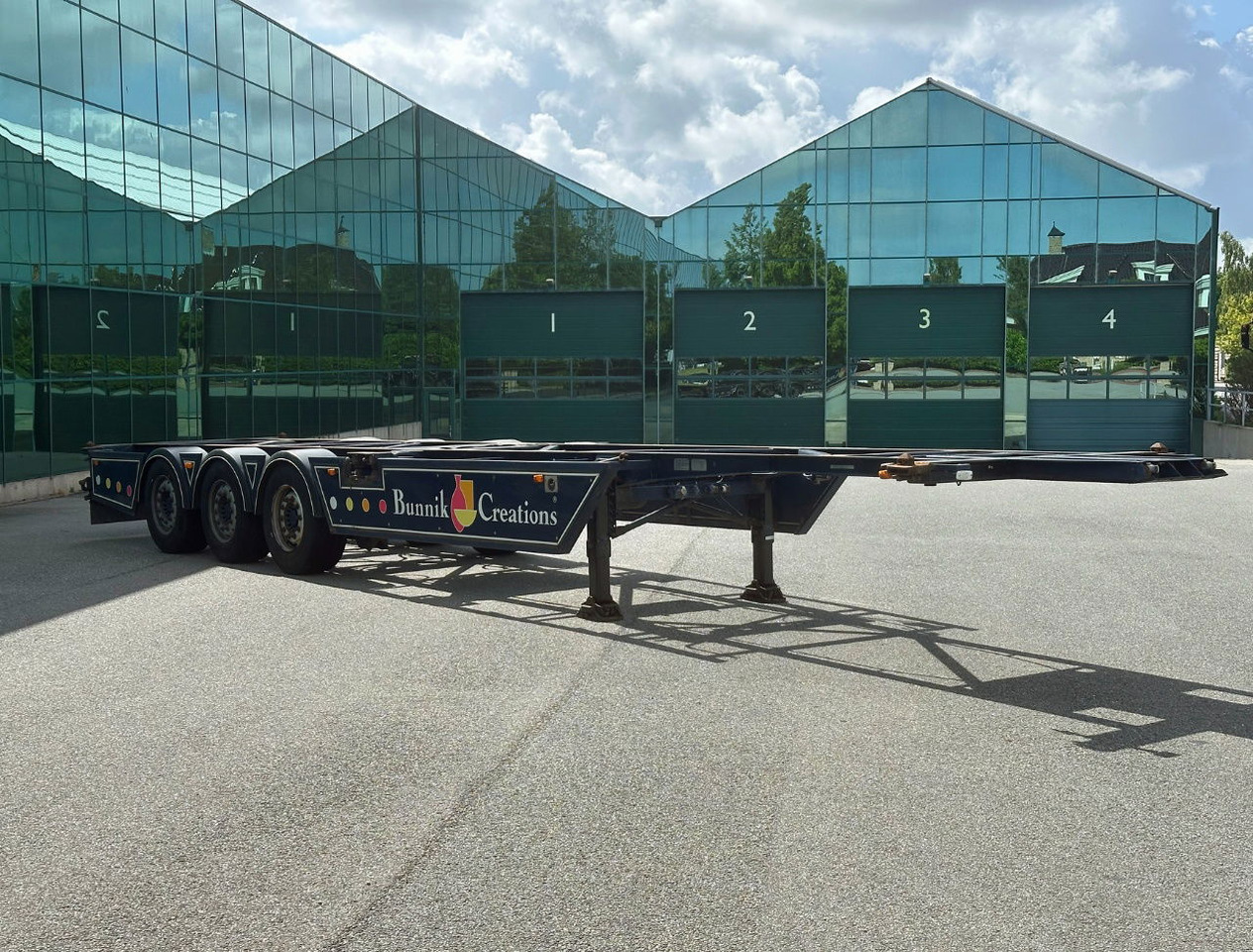 Burg BPO 13-27 Ccxlx 40" Galvanised Super Chassis SAF Axles Disc Brakes 2x Lift Axles 3 Pieces IN Stock Super Condition - Portacontenedore/ Intercambiable semirremolque: foto 5 Burg BPO 13-27 Ccxlx 40" Galvanised Super Chassis SAF Axles Disc Brakes 2x Lift Axles 3 Pieces IN Stock Super Condition - Portacontenedore/ Intercambiable semirremolque: foto 5