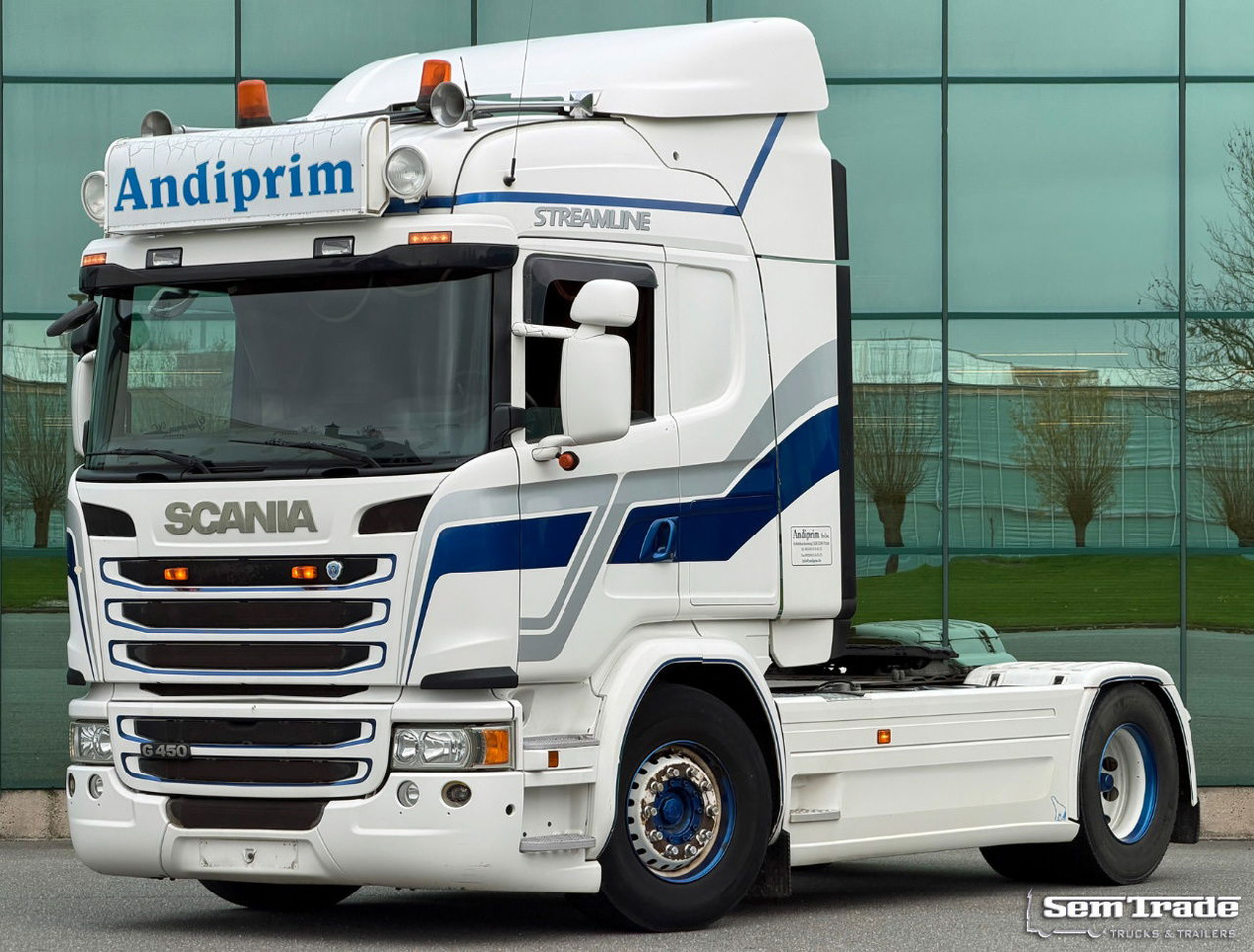 Scania G450 Highline Full AIR Retarder Only 592.000 KM TOP Condtion BE-Truck - Cabeza tractora: foto 1 Scania G450 Highline Full AIR Retarder Only 592.000 KM TOP Condtion BE-Truck - Cabeza tractora: foto 1