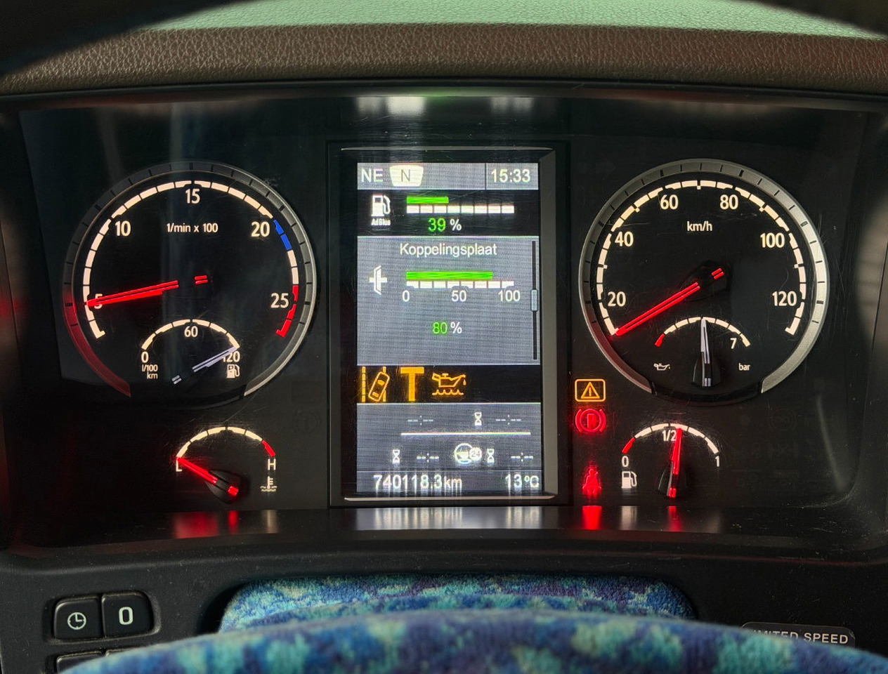 Cabeza tractora Scania R450 Euro 6 Full AIR Retarder PTO+Hydrolics BE-Truck: foto 12