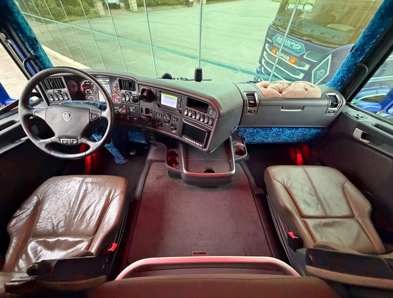 Cabeza tractora Scania R450 Euro 6 Full AIR Retarder PTO+Hydrolics BE-Truck: foto 9