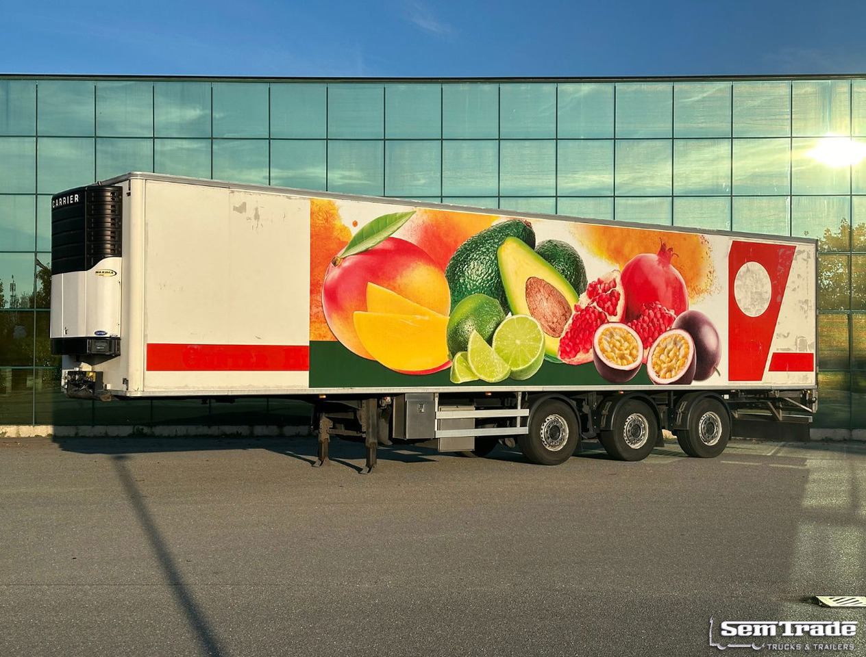 Chereau Renders Carrier Maxima 1300 2X Steering Axle 1X Lift Axle Disc Brakes - Frigorífico semirremolque: foto 1 Chereau Renders Carrier Maxima 1300 2X Steering Axle 1X Lift Axle Disc Brakes - Frigorífico semirremolque: foto 1